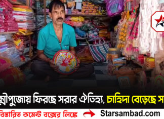লক্ষ্মীপুজোয় ফিরছে সরার ঐতিহ্য, চাহিদা বেড়েছে সরার